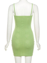 Robe courte à bretelles Zion